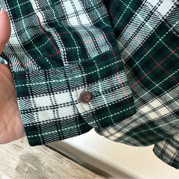 JCPenney The Men’s Shop Acrylic Flannel Plaid Shirt XL - Picture 12 of 14